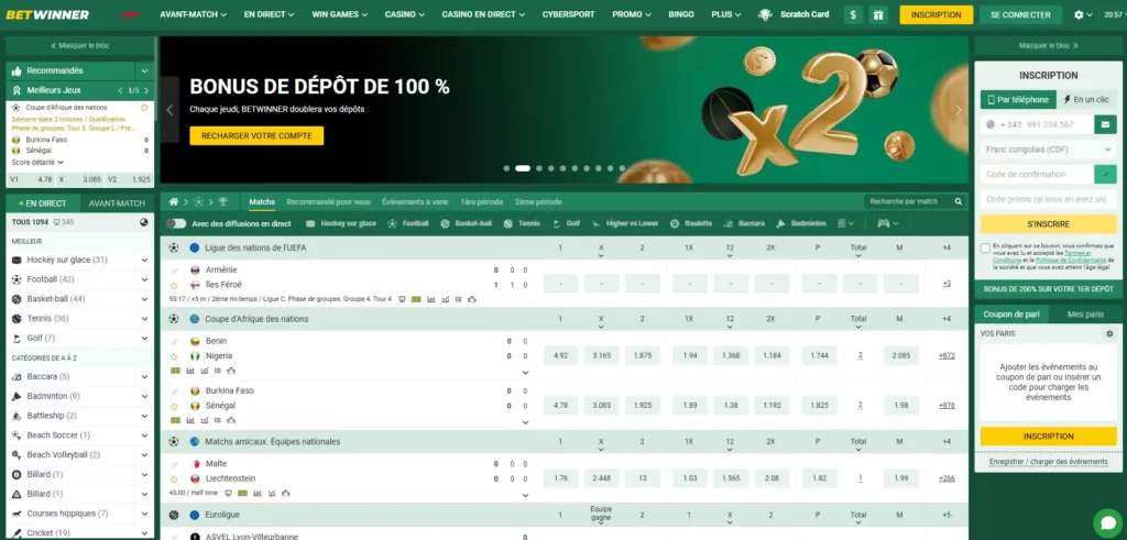 Betwinner Côte d’Ivoire