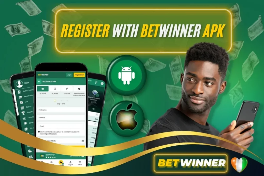 Register with Betwinner APK