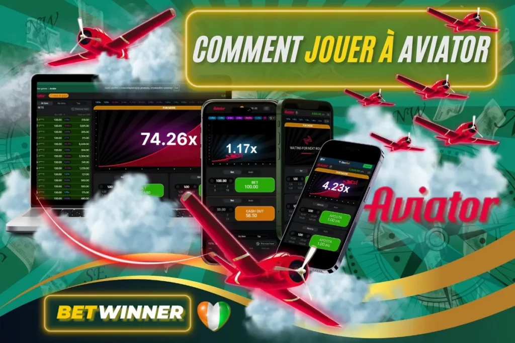 Comment jouer à Betwinner Aviator et à d'autres jeux de hasard ?